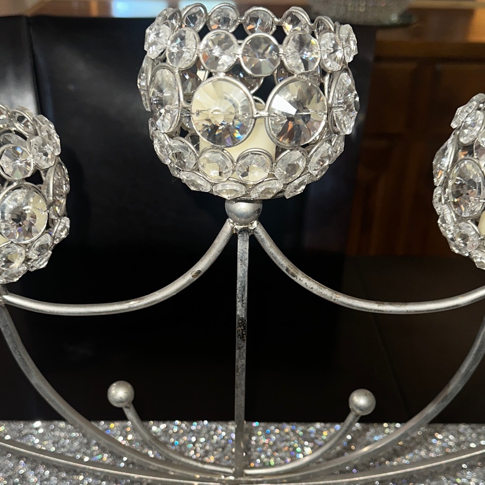 Elegant Silver Candelabra - Picture 4 of 17